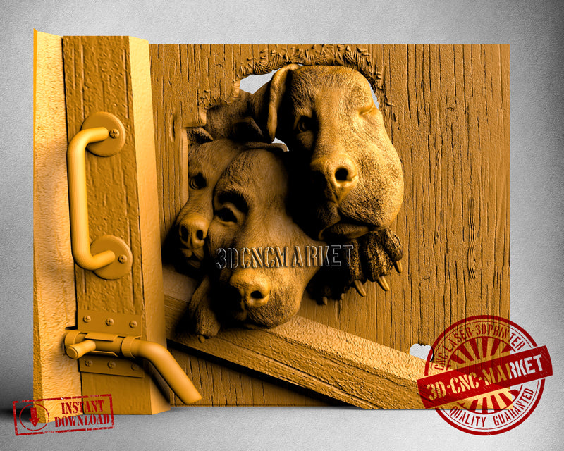 Puppies, 3D STL Model