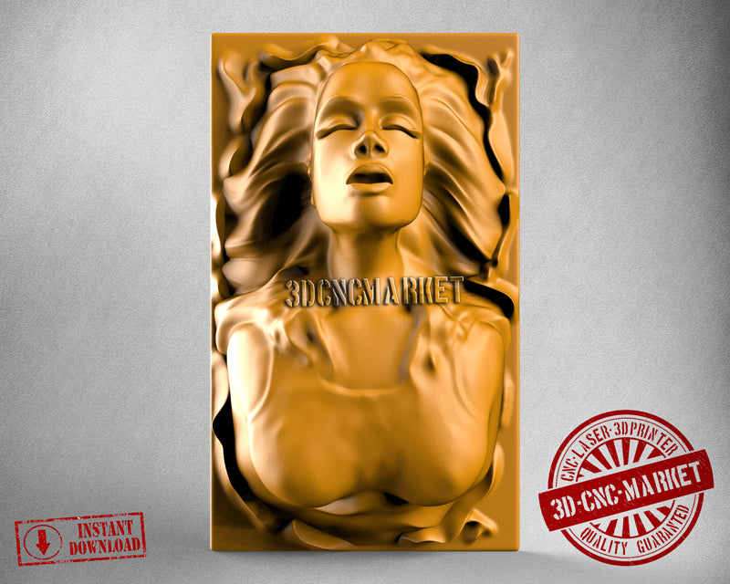 Lady from Earth, 3D STL Model