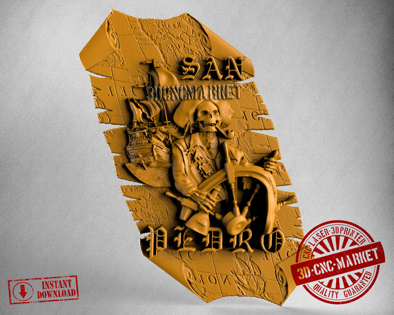 San Pedro, 3D STL Model