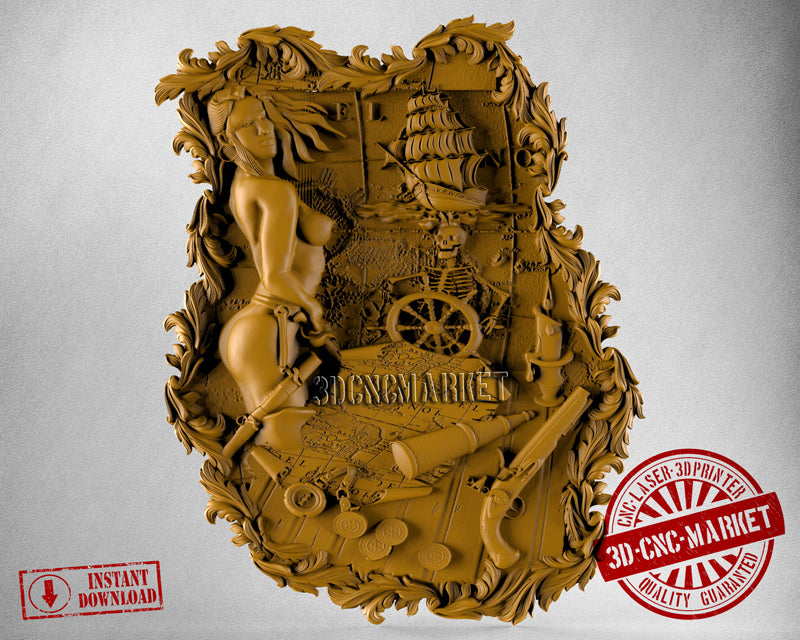 Pirate, 3D STL Model