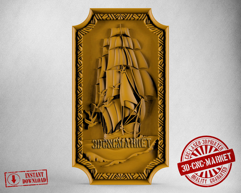 Ship, 3D STL Model