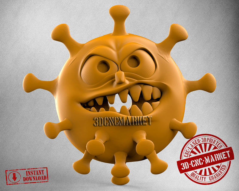 CoronaVirus, 3D STL Model