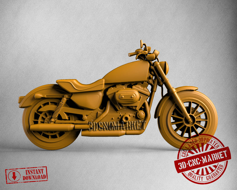 Harley, 3D STL Model