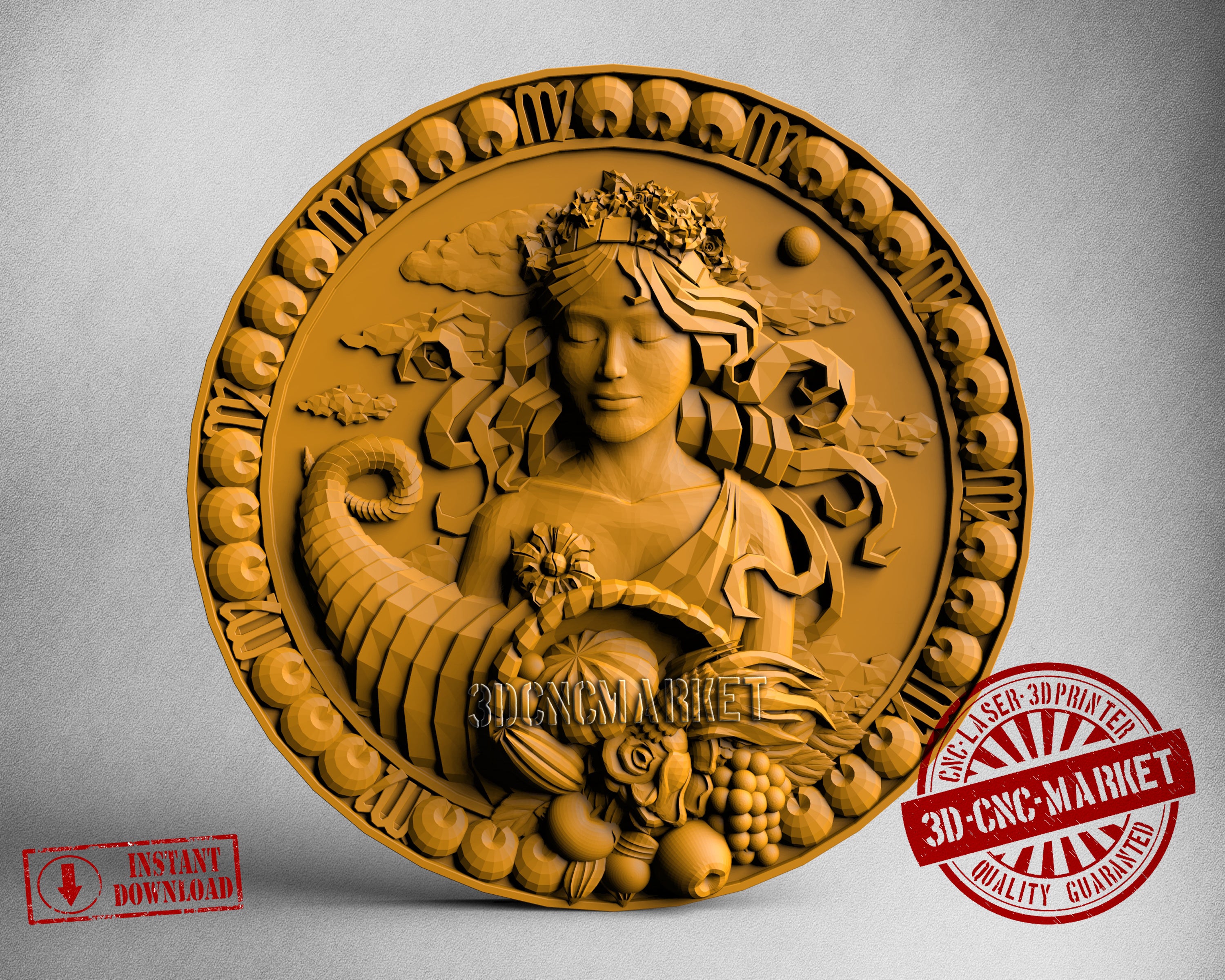 Virgo, 3D STL Model