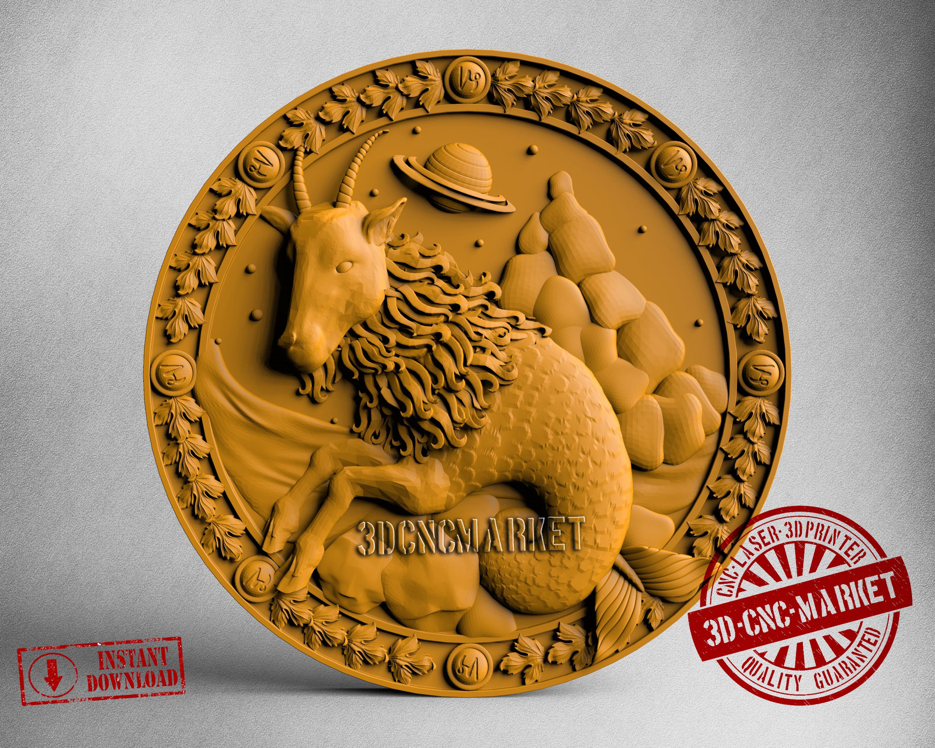 Capricorn, 3D STL Model