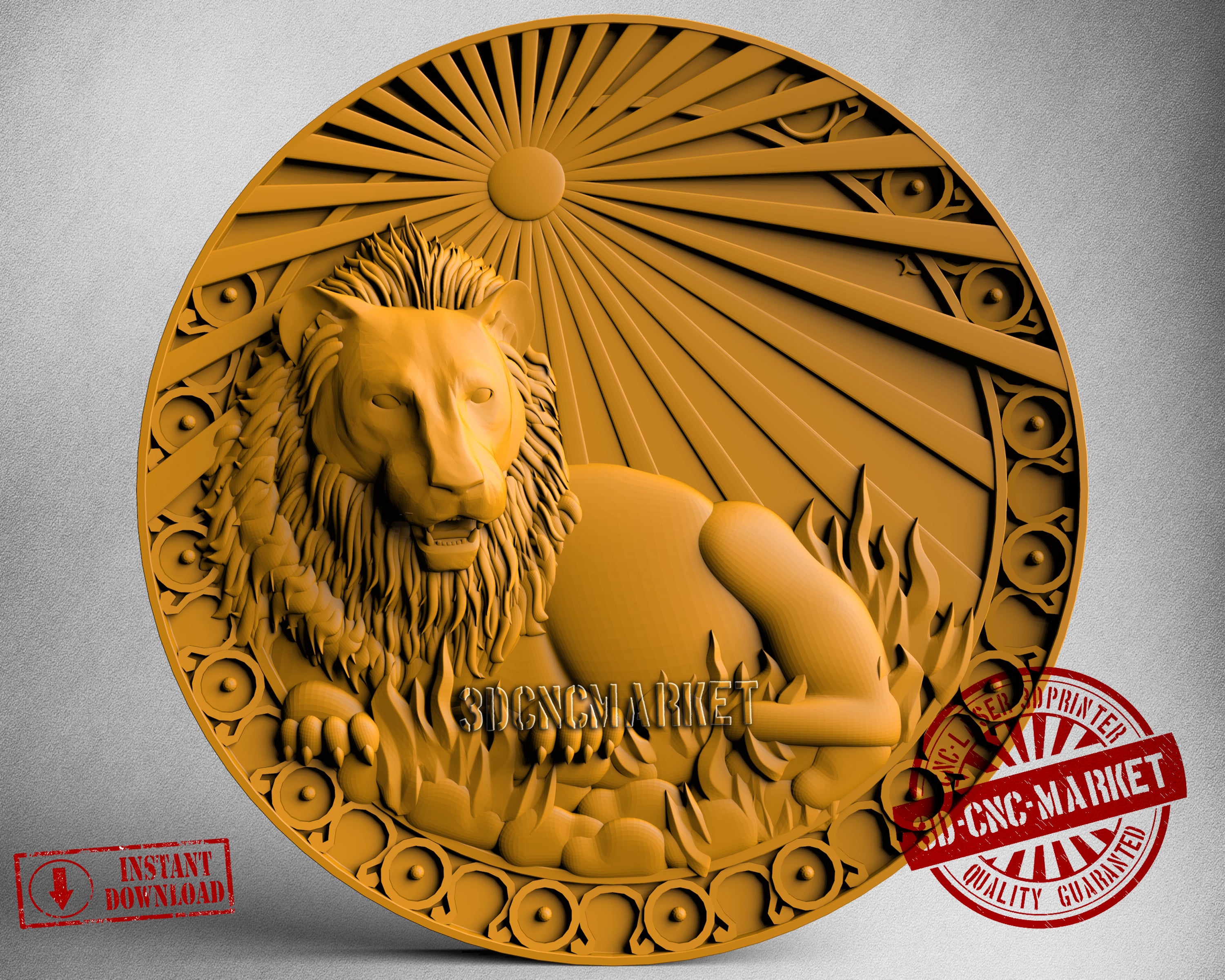 Lion, 3D STL Model