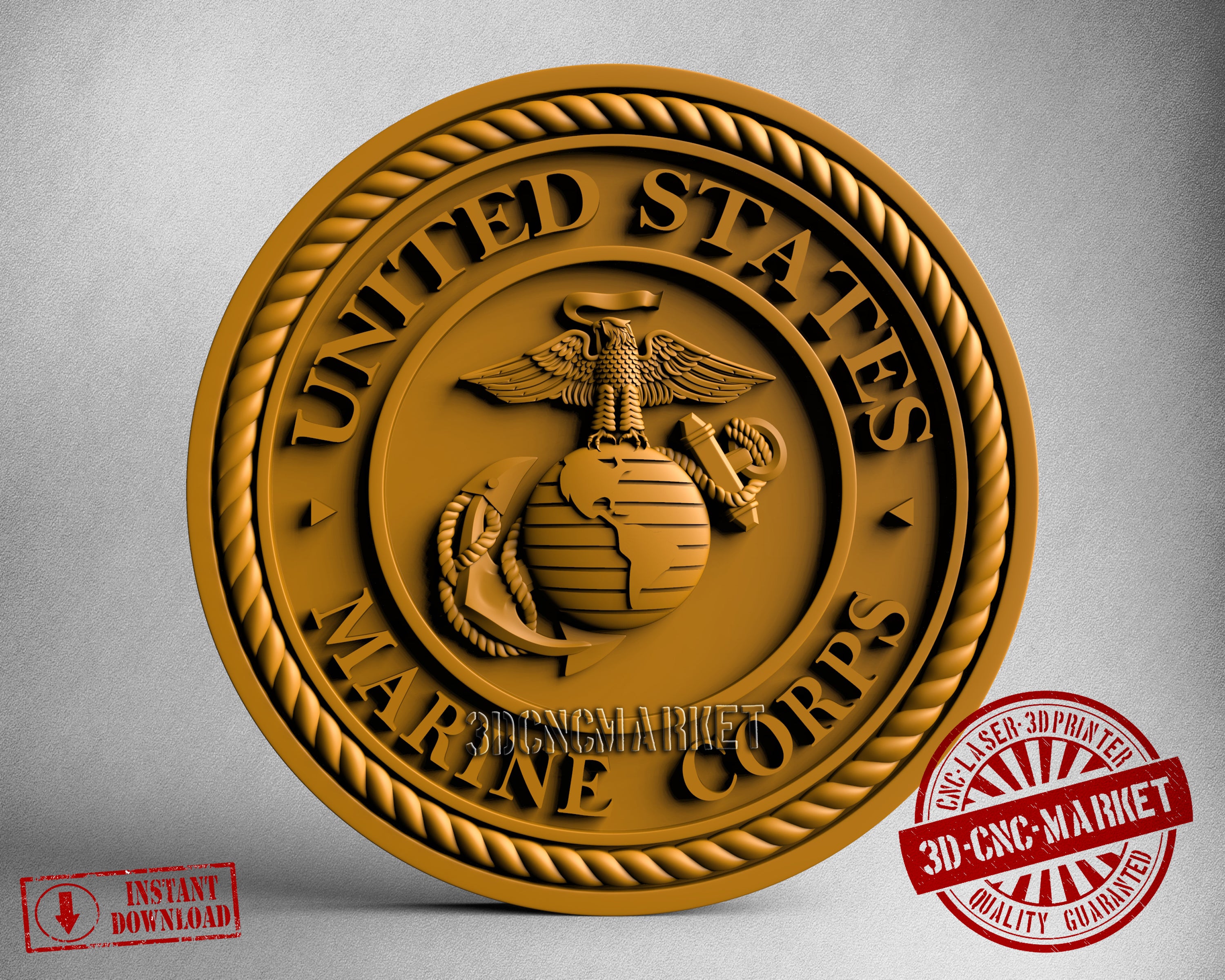 USA Marine Corps, 3D STL Model