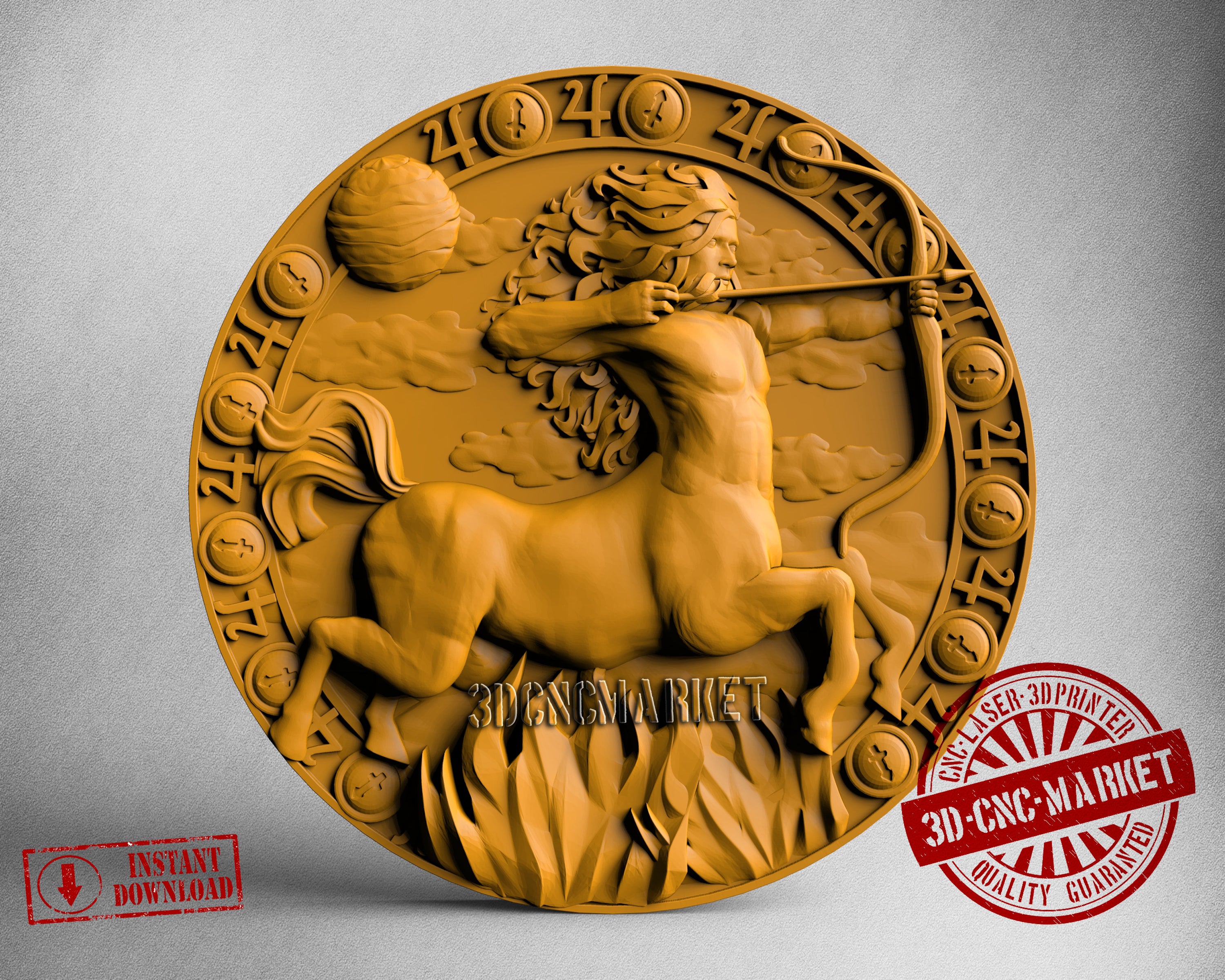 Sagittarius, 3D STL Model