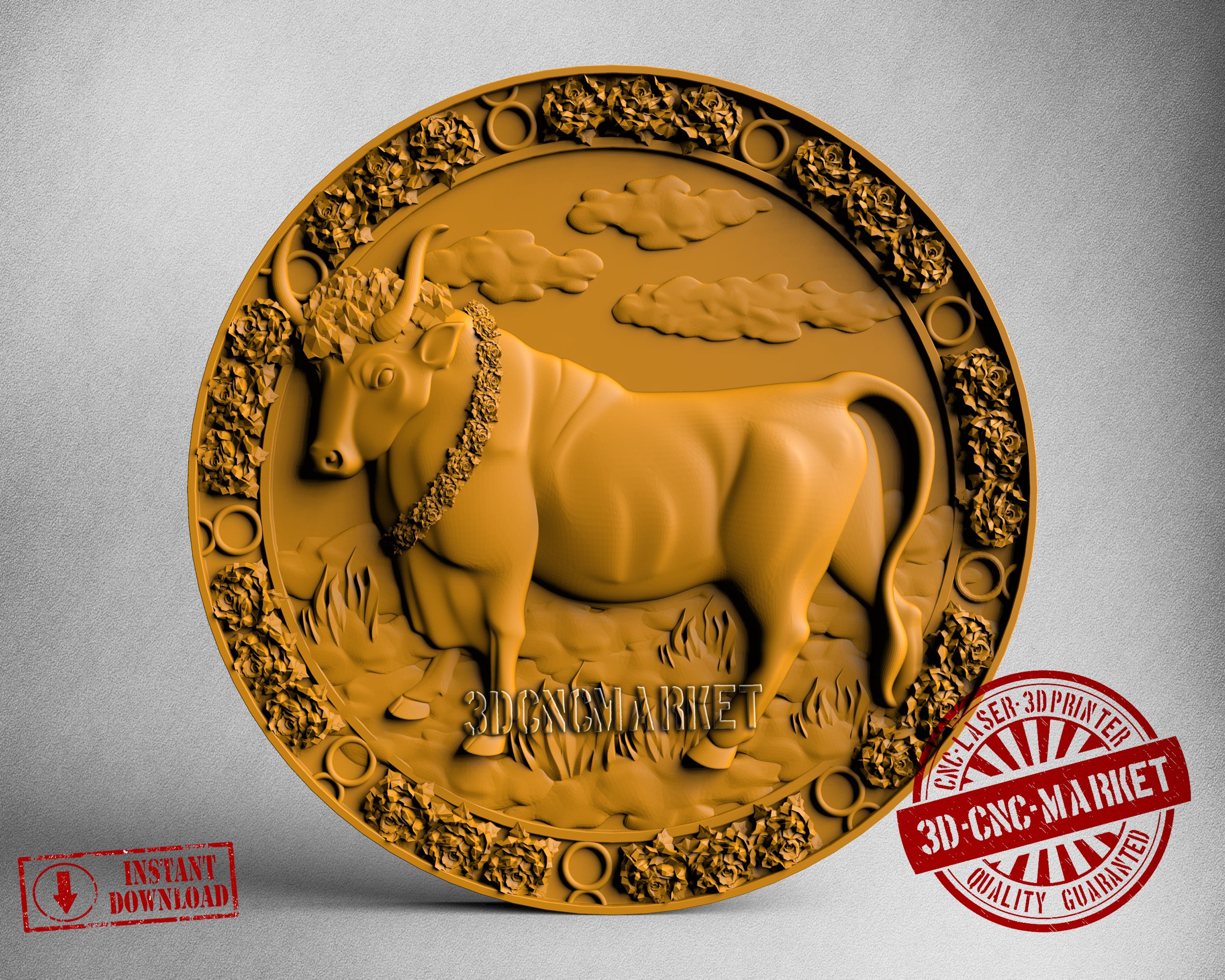 Taurus, 3D STL Model
