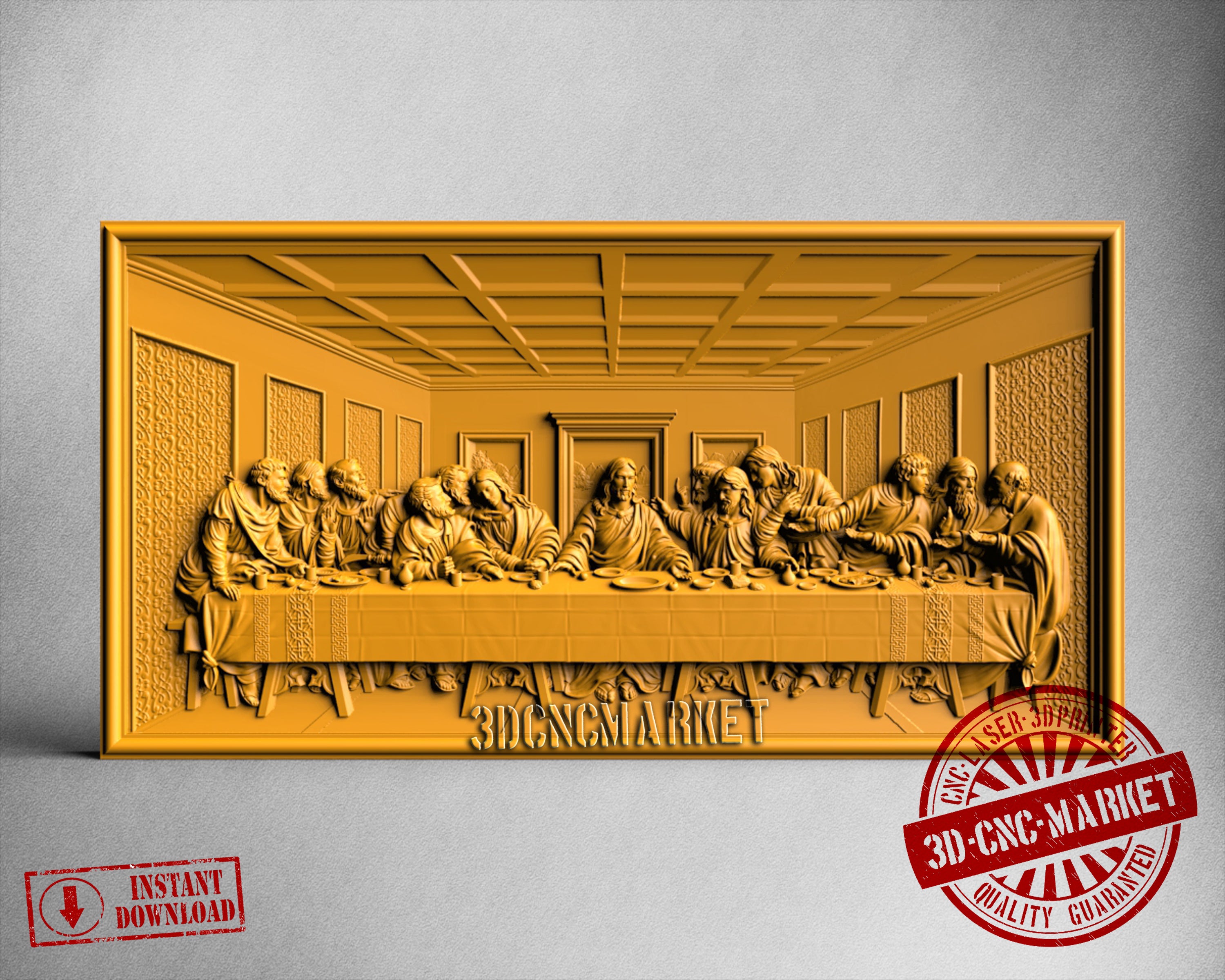 The Last Supper, 3D STL Model