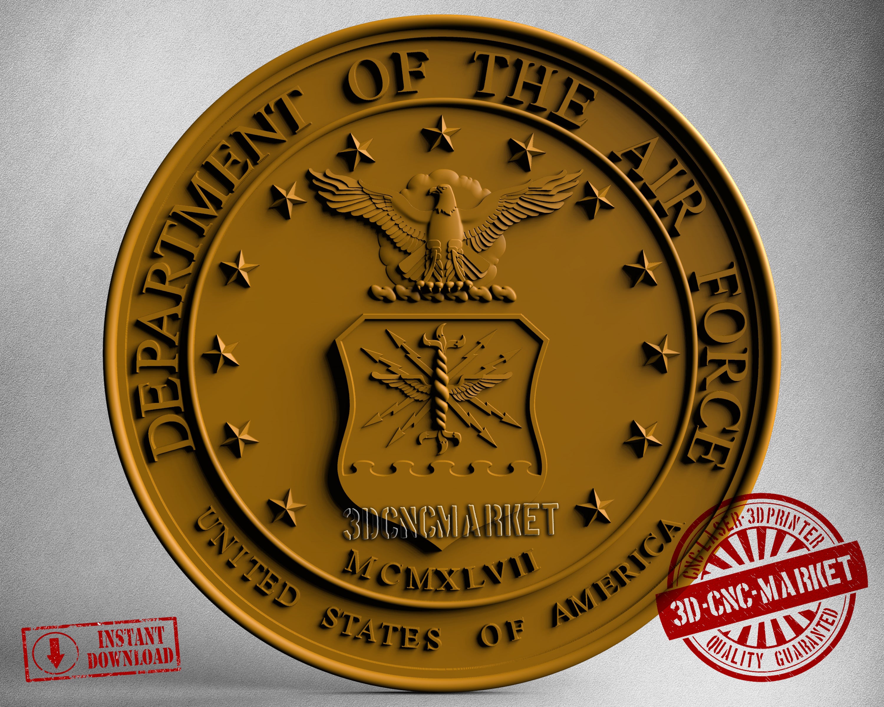 USA Air Force, 3D STL Model