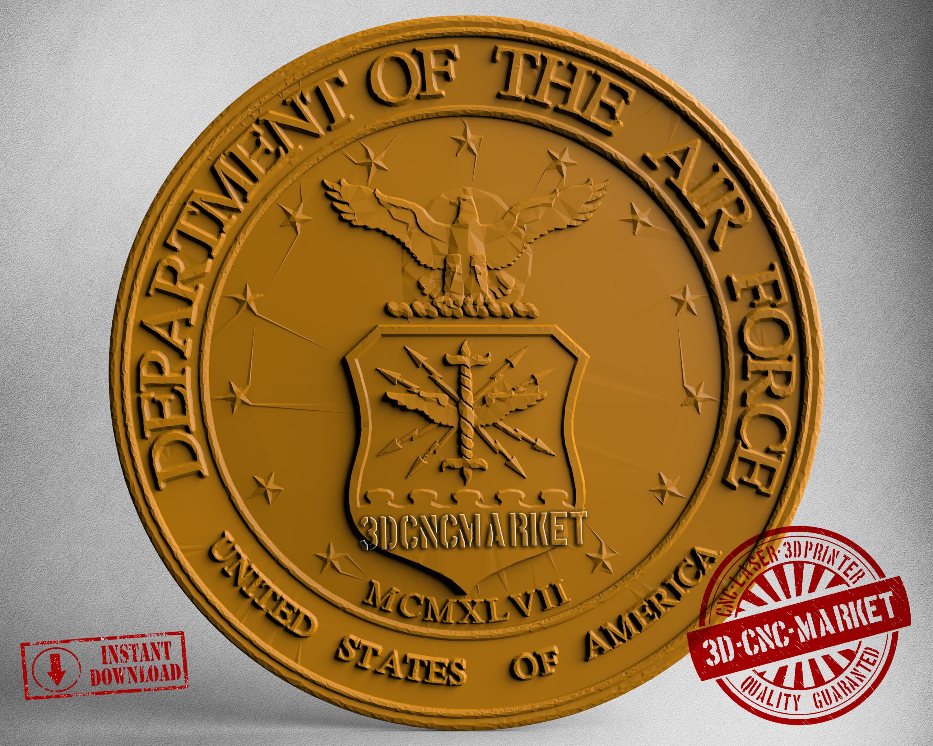 USA Air Force, 3D STL Model