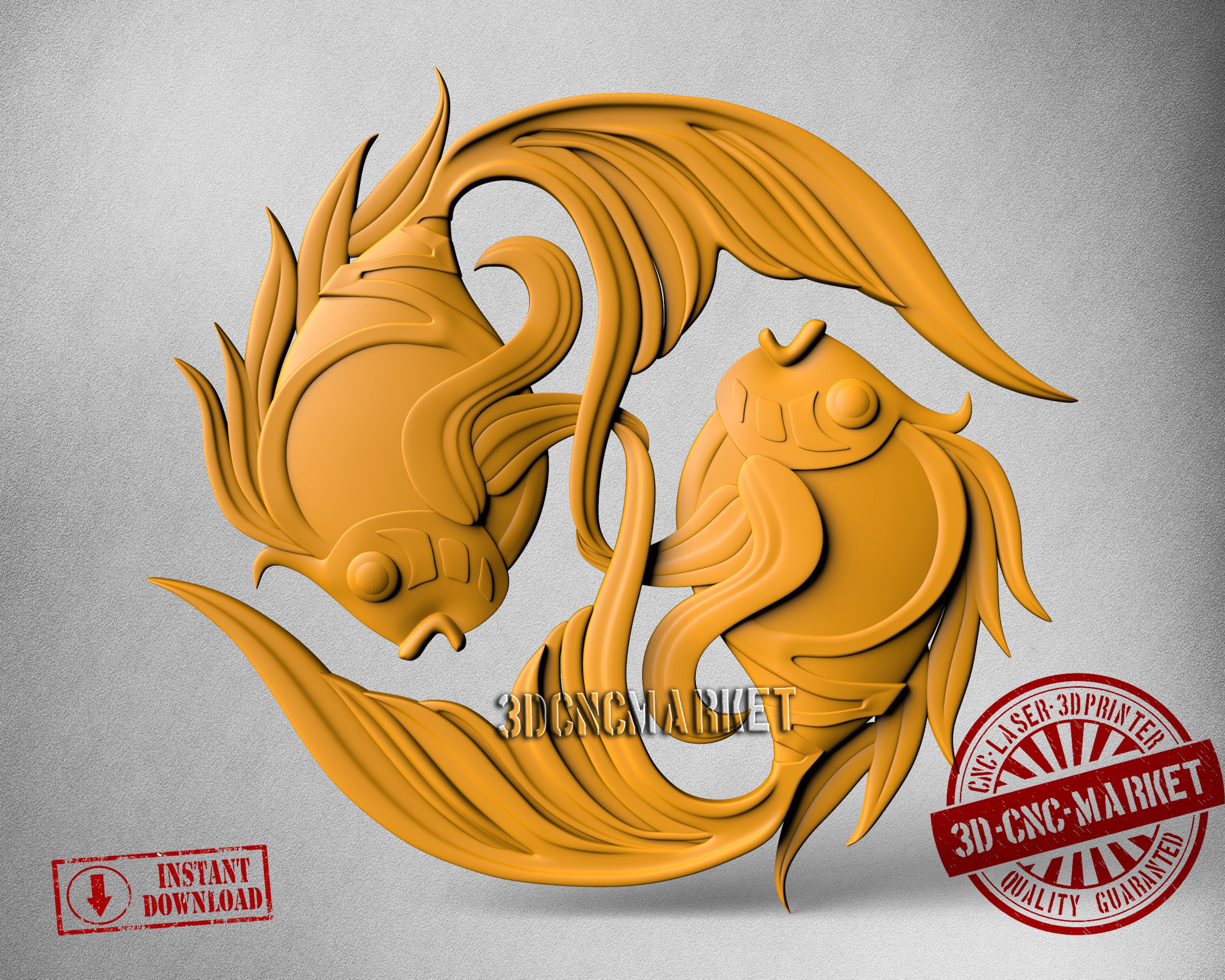 Pisces, 3D STL Model
