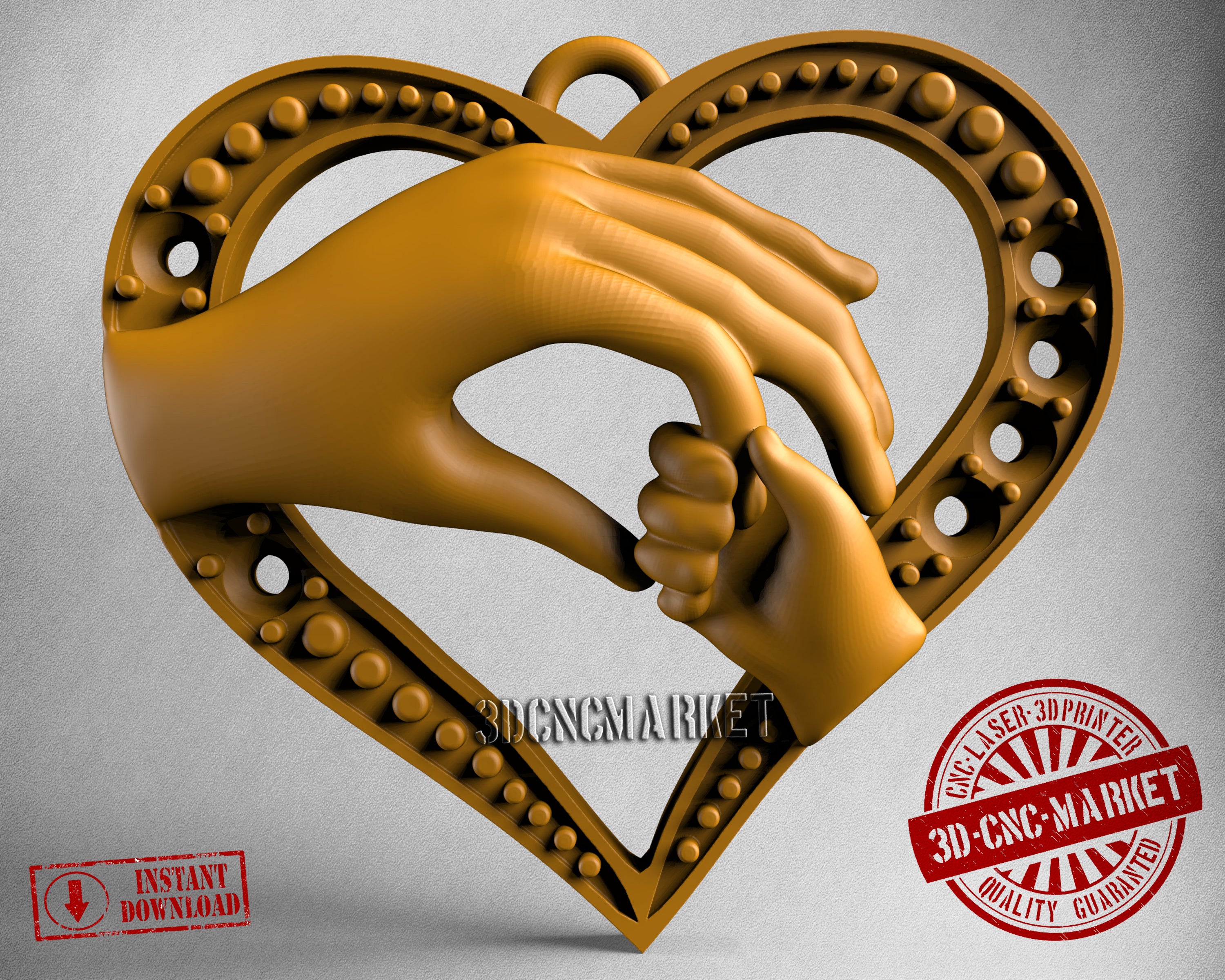 Mother Heart, 3D STL Model